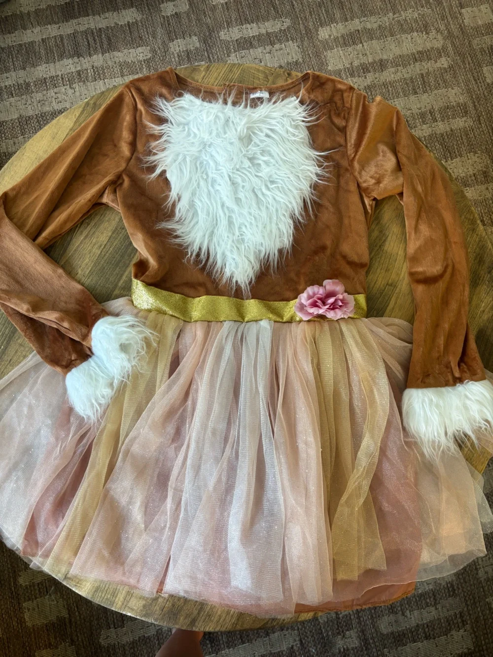 Girls Glimmer Fox Halloween Costume Size XL